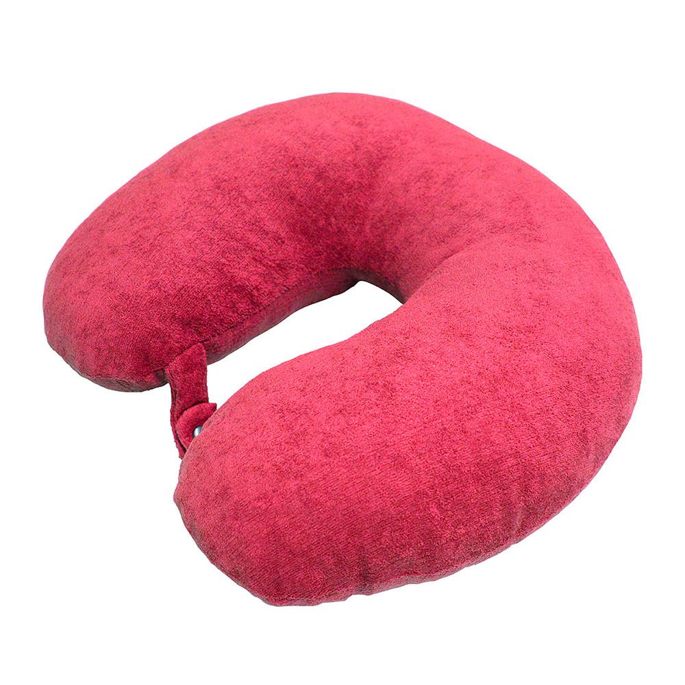 Mala viagem Primicia ABS Giro 360° Grande - Rosa e Travesseiro de pescoço