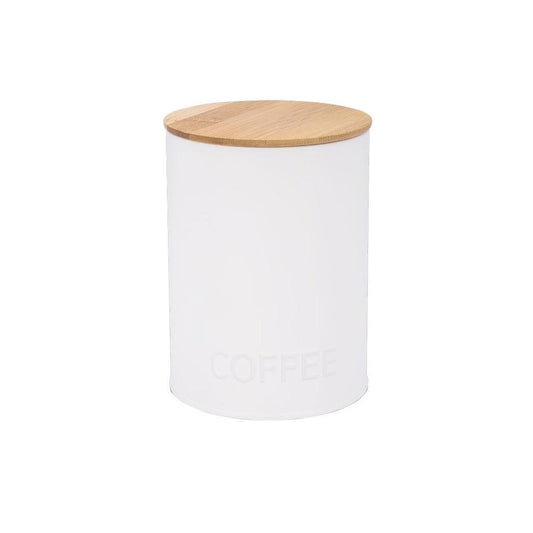 Pote Redondo Para Café Canister Branco - Haus Concept 11,4 x 15,2 cm