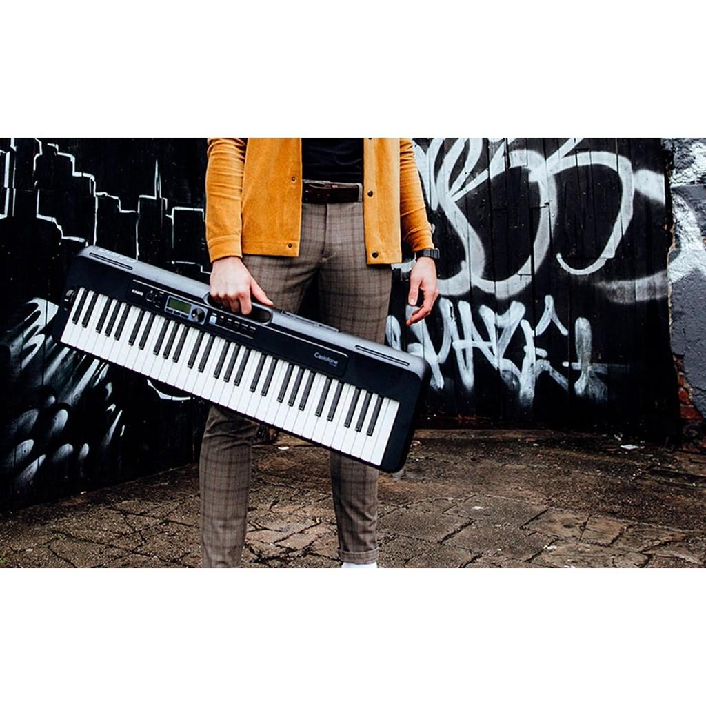 Teclado eletrônico Musical Casio com 61 teclas - Preto