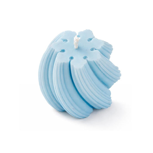 Vela Decorativa Torcida Azul Claro 5,5Cm Design Sofisticado