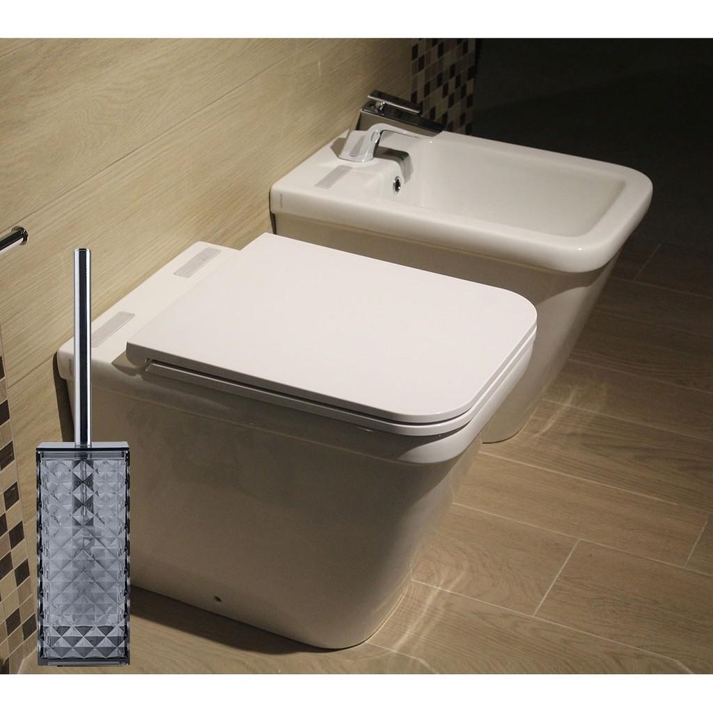 Escova Sanitária Classic -Fumê - Haus Concept 140 x 103 x 128 mm