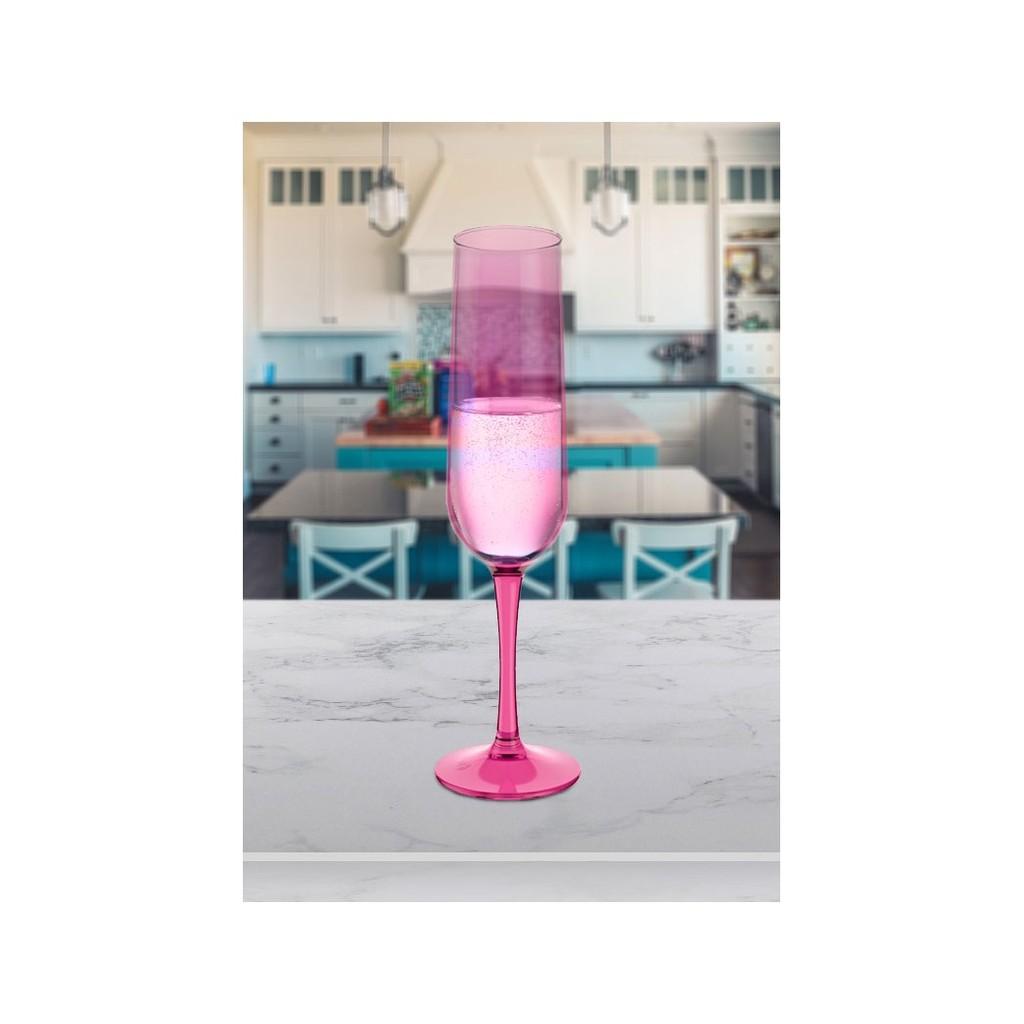 Taça Espumante Fun 6,1 x 6,1 x 22 cm 160 ml - Rosa Coza