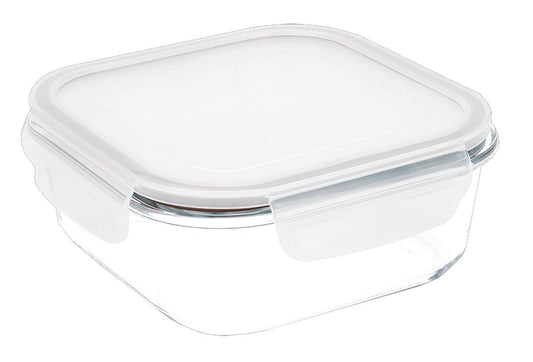 Pote Quadrado Hermético 320Ml Lock&Stock