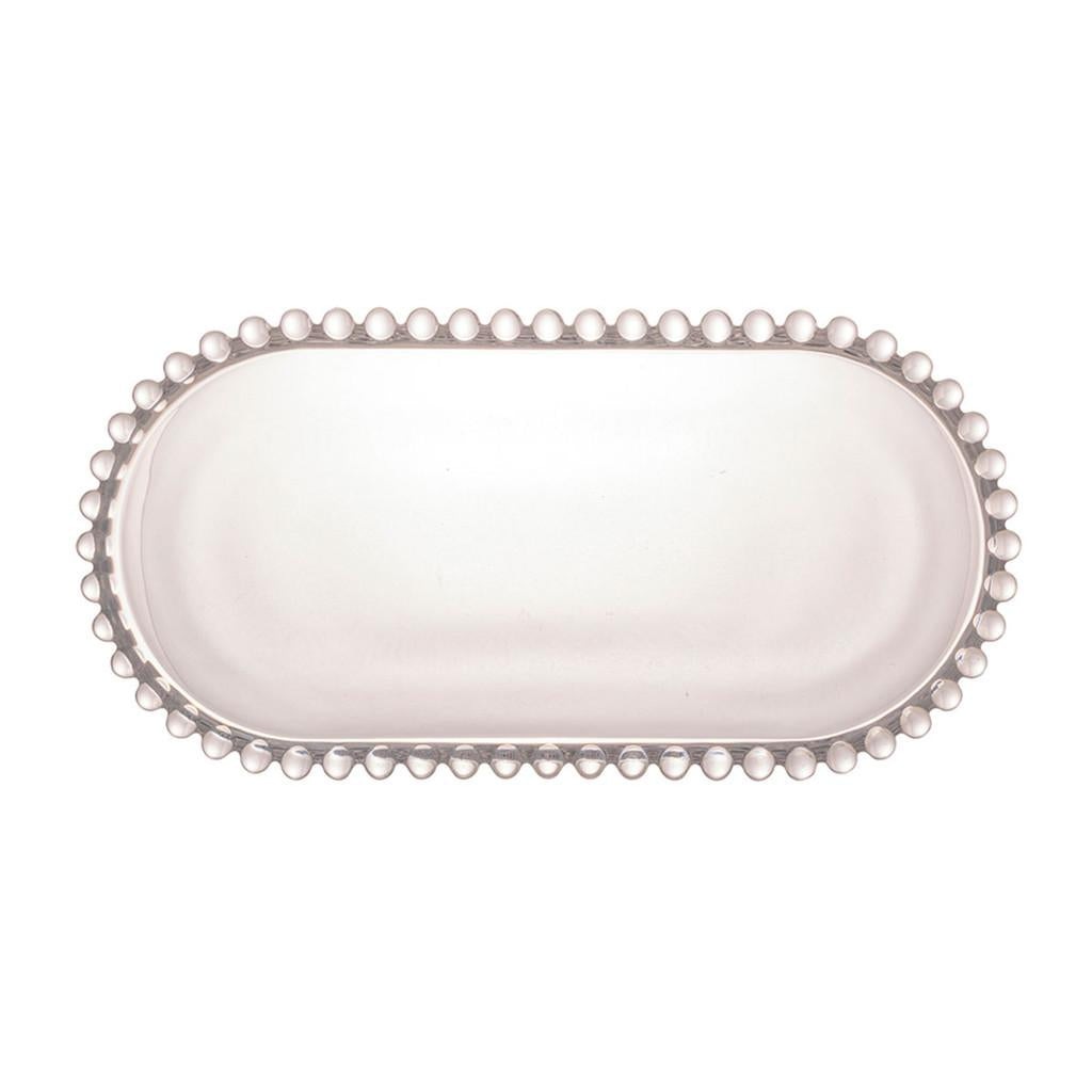 Travessa Cristal Pearl 24x12x2cm