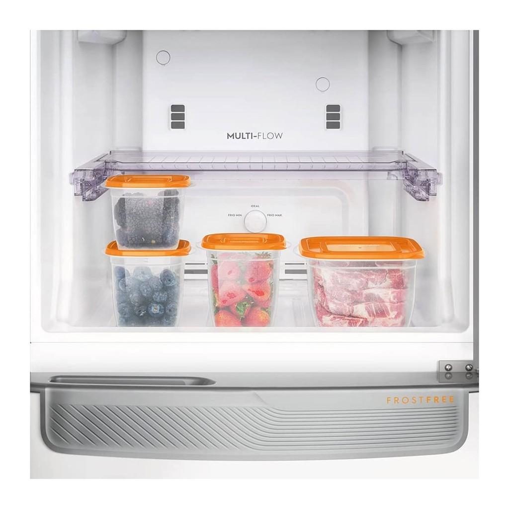 Kit Potes de Plástico Continental 6 unidades  - Laranja