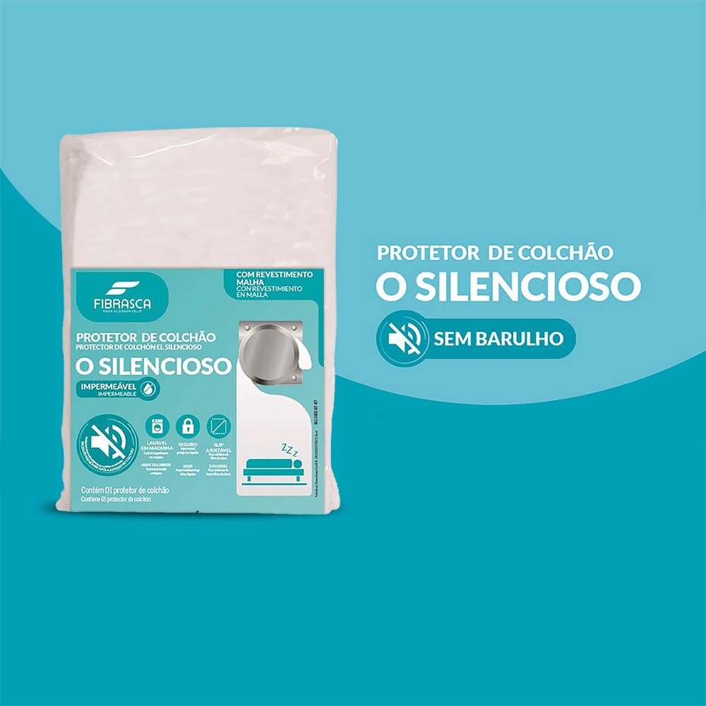 Protetor De Colchão Silencioso Impermeável Solteiro 90cm x 1,90m